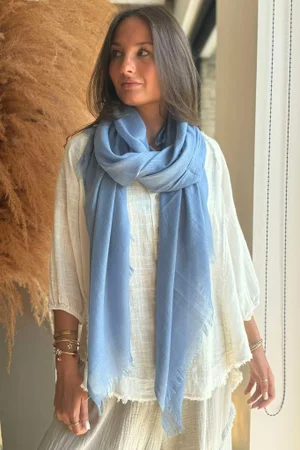 Laundry B Classic Portobello Scarf Denim